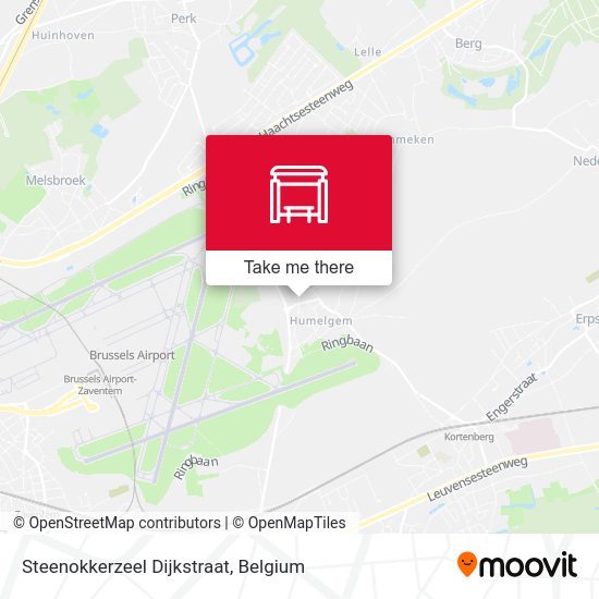 Steenokkerzeel Dijkstraat map
