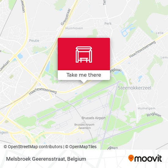 Melsbroek Geerensstraat map