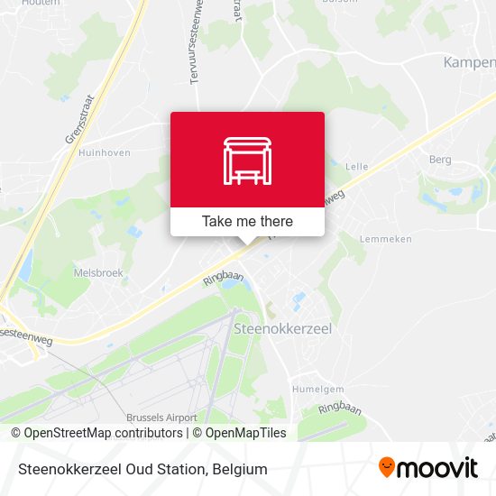 Steenokkerzeel Oud Station plan