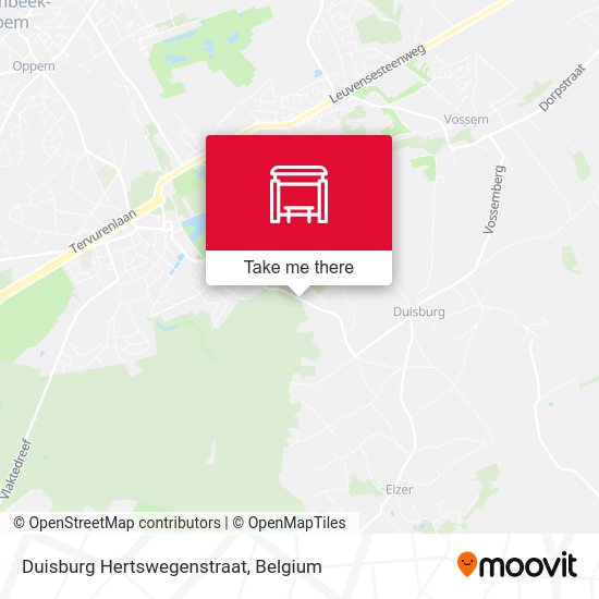 Duisburg Hertswegenstraat map