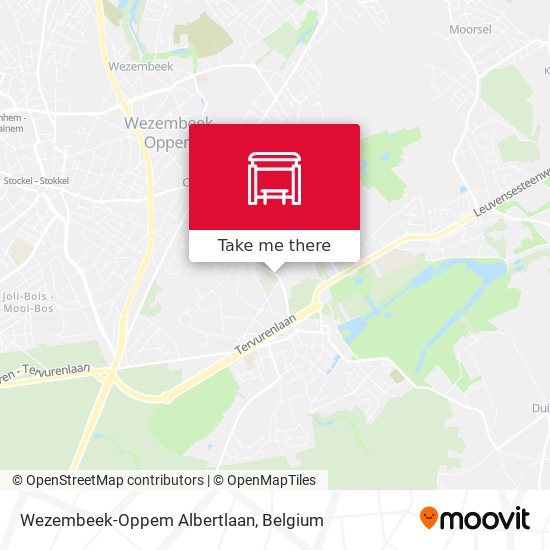 Wezembeek-Oppem Albertlaan map