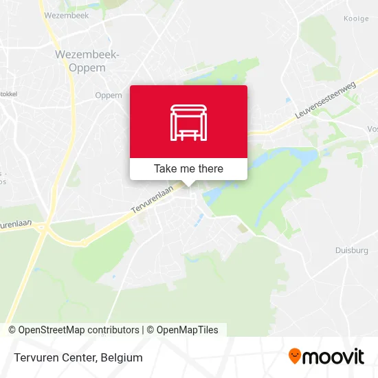 Tervuren Center map