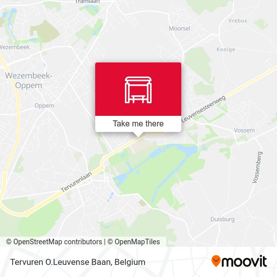 Tervuren O.Leuvense Baan map