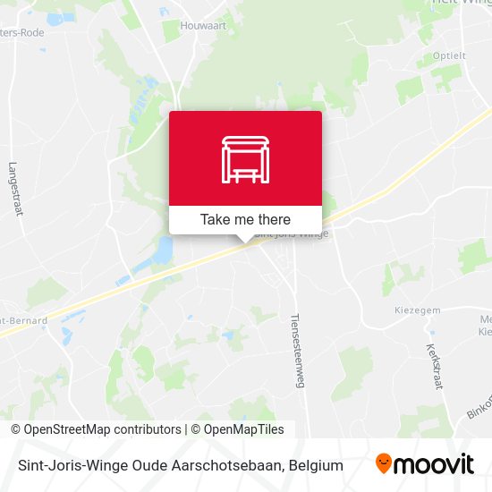 Sint-Joris-Winge Oude Aarschotsebaan map