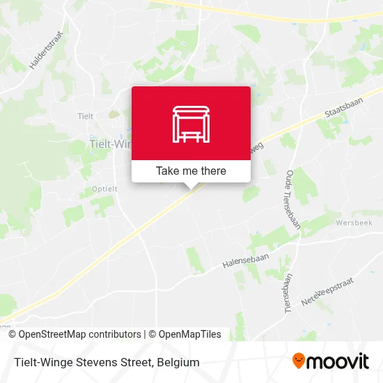 Tielt-Winge Stevens Street map