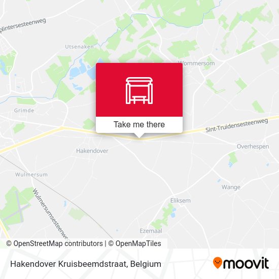 Hakendover Kruisbeemdstraat map