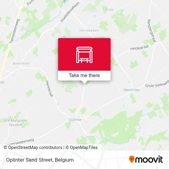 Oplinter Sand Street map