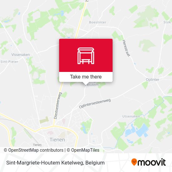 Sint-Margriete-Houtem Ketelweg map