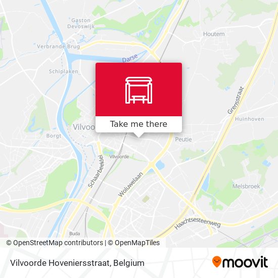 Vilvoorde Hoveniersstraat plan