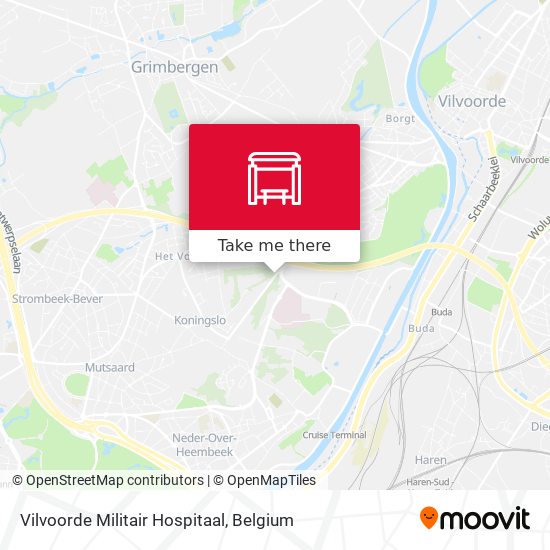 Vilvoorde Militair Hospitaal map