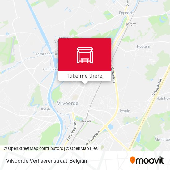 Vilvoorde Verhaerenstraat plan