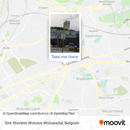 Sint-Stevens-Woluwe Woluwedal plan