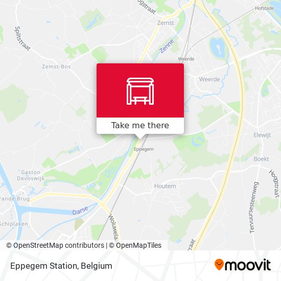 Eppegem Station map