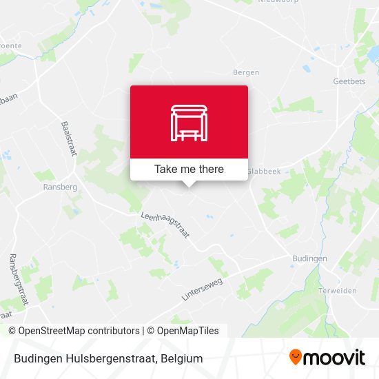 Budingen Hulsbergenstraat map