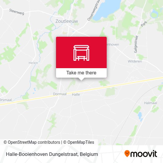 Halle-Booienhoven Dungelstraat plan