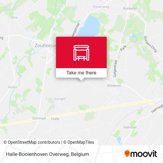 Halle-Booienhoven Overweg plan