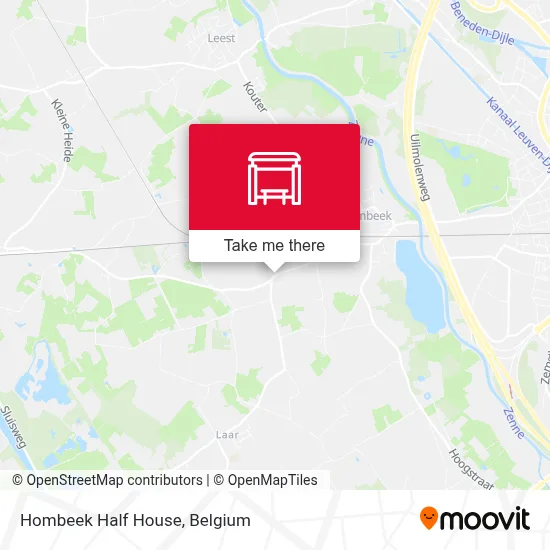 Hombeek Half House map