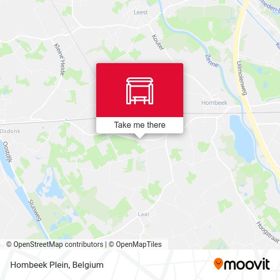 Hombeek Plein map