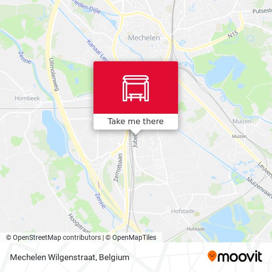 Mechelen Wilgenstraat plan