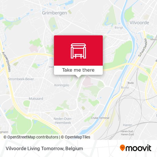 Vilvoorde Living Tomorrow map
