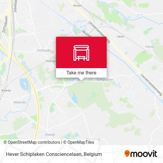 Hever Schiplaken Consciencelaan map