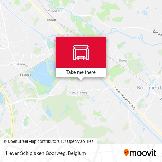 Hever Schiplaken Goorweg map