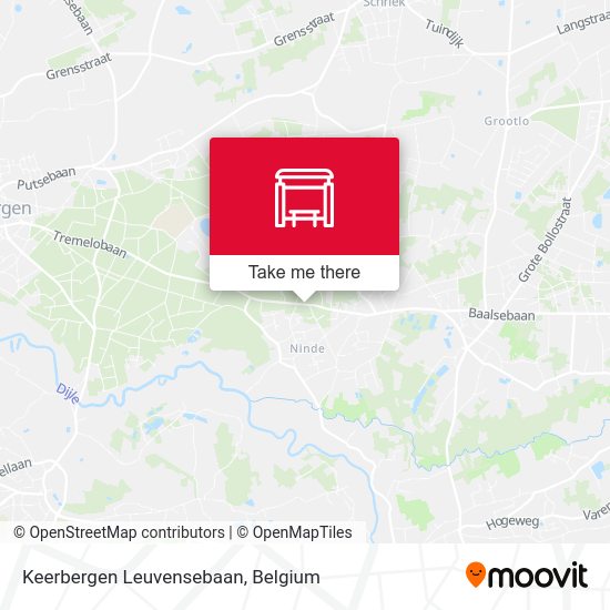 Keerbergen Leuvensebaan plan