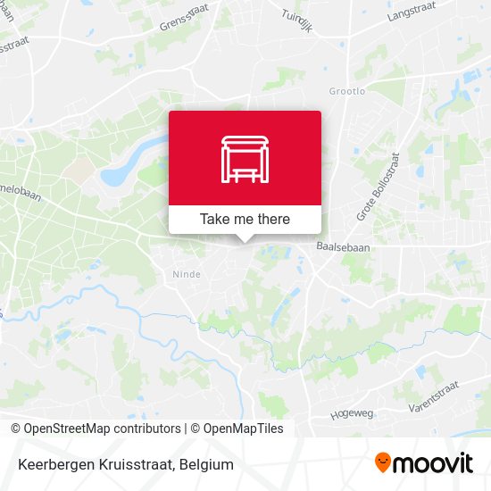 Keerbergen Kruisstraat plan