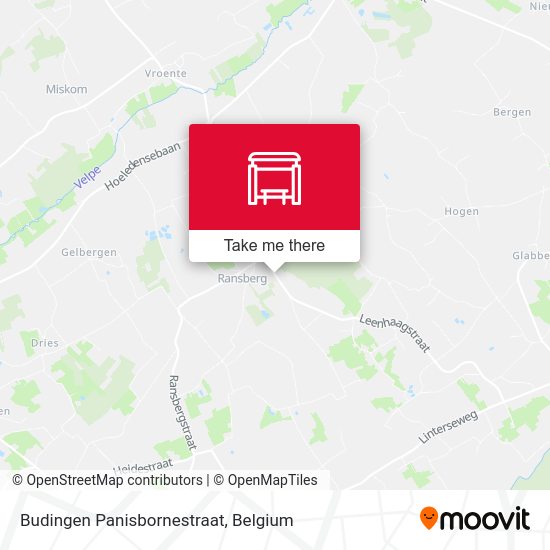 Budingen Panisbornestraat plan