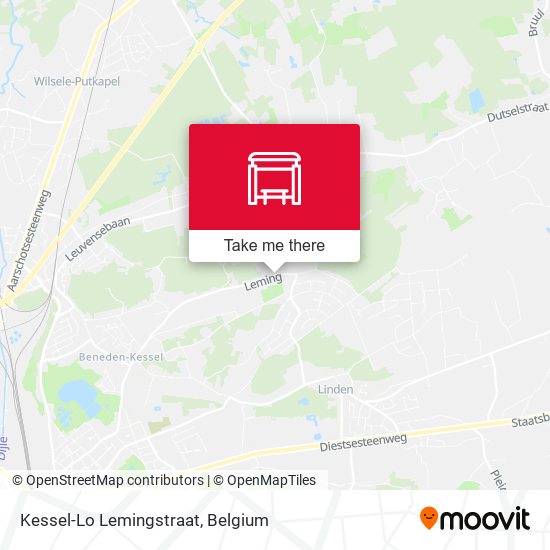 Kessel-Lo Lemingstraat map
