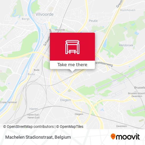 Machelen Stadionstraat plan