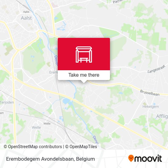 Erembodegem Avondelsbaan map