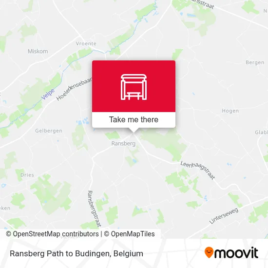 Ransberg Path to Budingen map