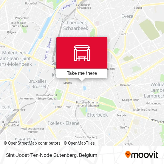 Sint-Joost-Ten-Node Gutenberg map