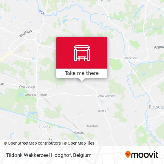 Tildonk Wakkerzeel Hooghof plan