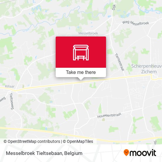 Messelbroek Tieltsebaan plan