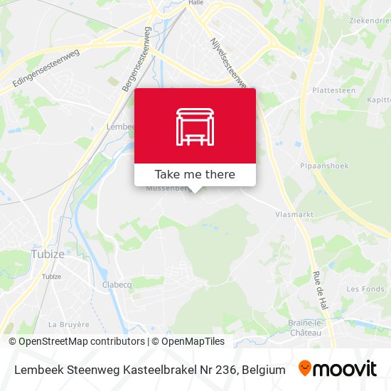 Lembeek Steenweg Kasteelbrakel Nr 236 plan