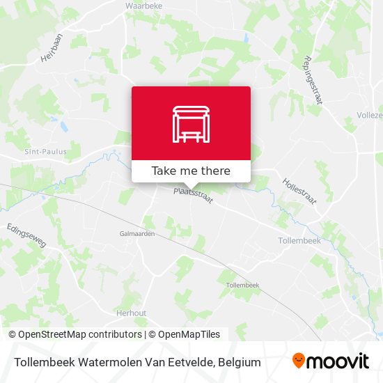 Tollembeek Watermolen Van Eetvelde map