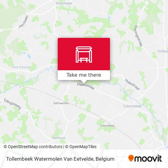 Tollembeek Watermolen Van Eetvelde plan