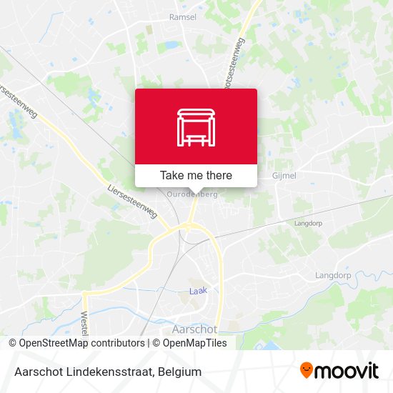 Aarschot Lindekensstraat map