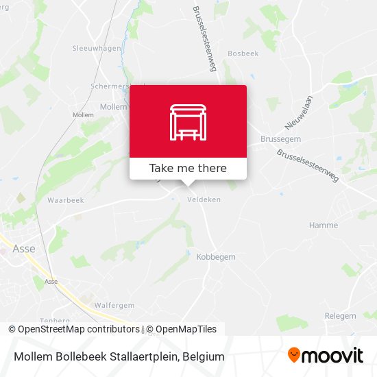 Mollem Bollebeek Stallaertplein map