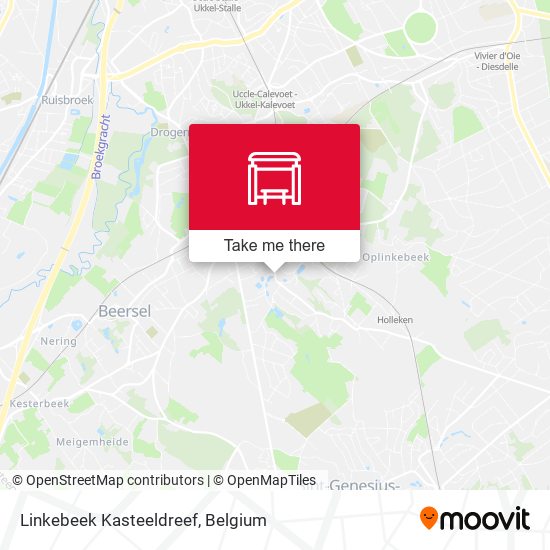 Linkebeek Kasteeldreef plan