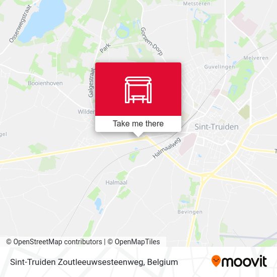 Sint-Truiden Zoutleeuwsesteenweg map