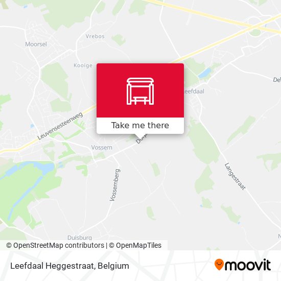 Leefdaal Heggestraat map