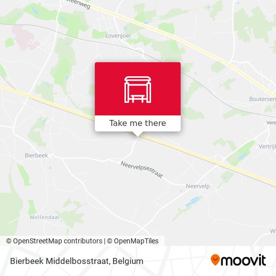 Bierbeek Middelbosstraat plan