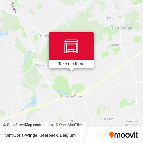 Sint-Joris-Winge Kleerbeek map