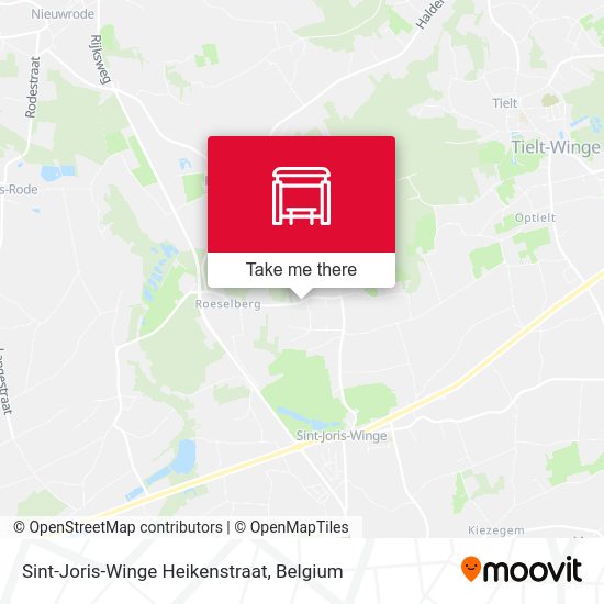 Sint-Joris-Winge Heikenstraat map