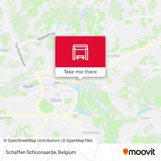 Schaffen Schoonaarde map