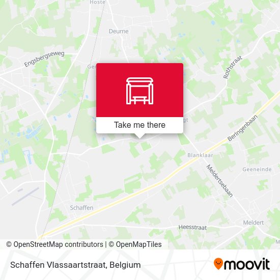 Schaffen Vlassaartstraat map