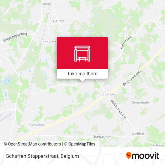 Schaffen Stapperstraat plan